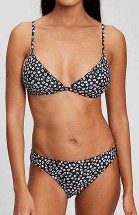 1024 SIZE:S/P GAP BLACK&WHITE DAISY PATTERN BIKINI BOTTOMS NWT RTL:$54.95