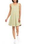 1323 SIZE:L PLANET GOLD SPRING GREEN TERRY SLVLSS DRESS NWOT RTL:$49.50